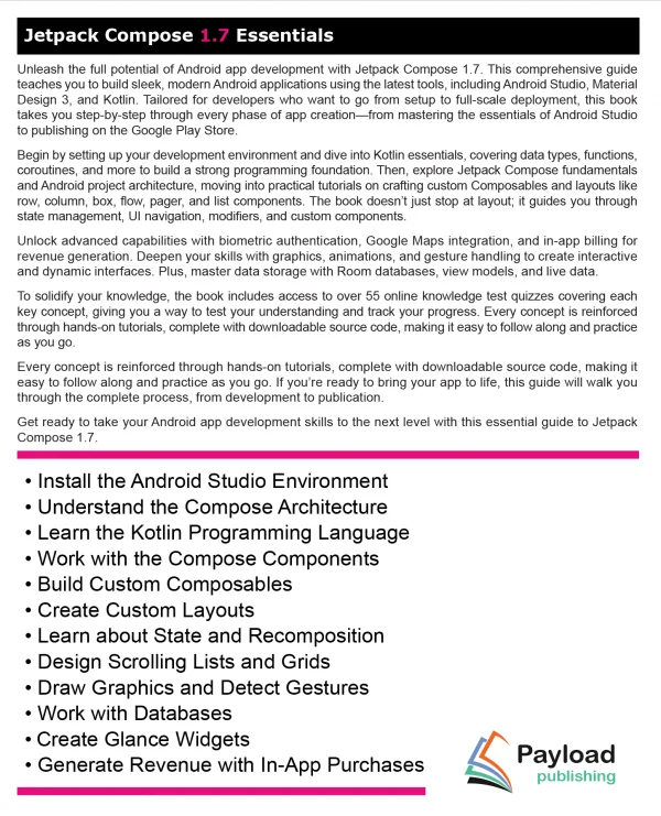 Jetpack Compose 1.7 Essentials eBook - Image 2