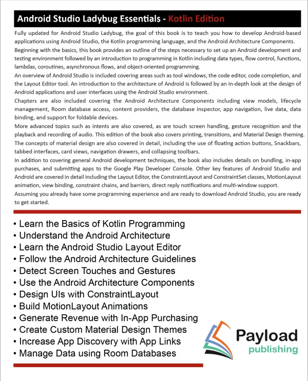 Android Studio Ladybug Essentials - Kotlin Edition eBook - Image 2