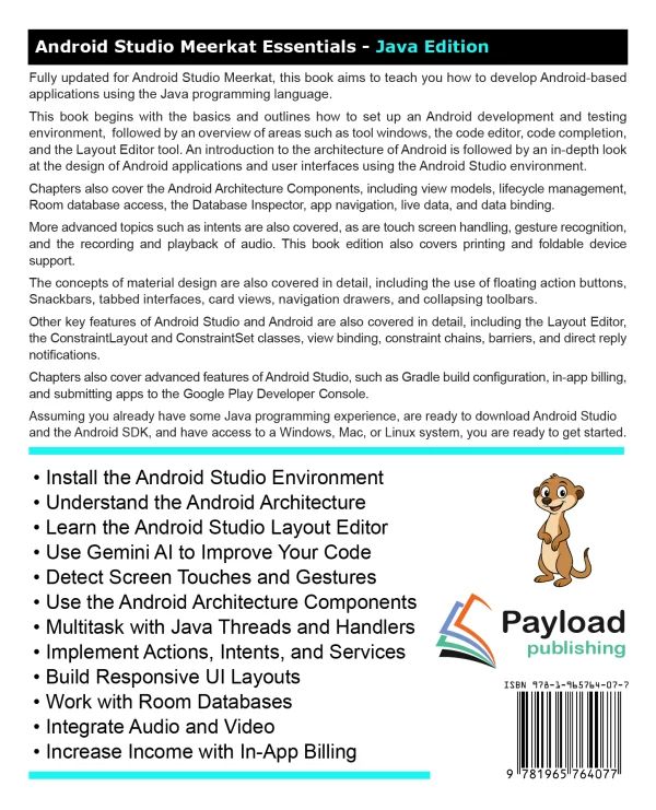 Android Studio Meerkat Essentials - Java Edition eBook - Image 2