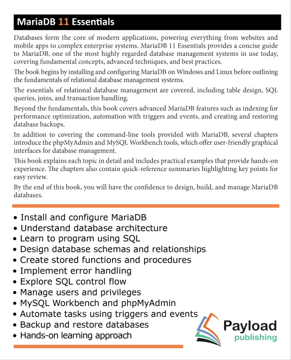 MariaDB 11 Essentials eBook - Image 2